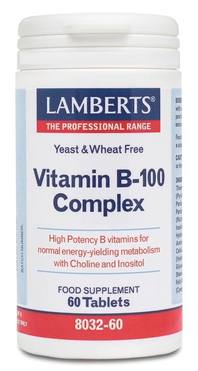 8032 Lamberts Complejo B100 Vitaminas