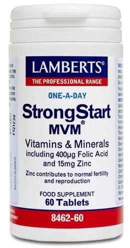 8462 60 Lamberts StrongStart Embarazo Formulas Multi Nutrientes