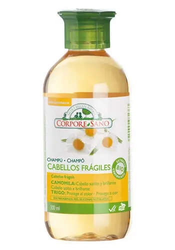 CHAMPU RUBIOS Y FRAGILES CAMOMILA TRIGO CORPORE SANO min