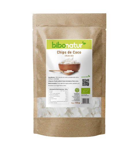 CHIPS DE COCO CRUDO BIO 150 GR BIBONATUR removebg preview