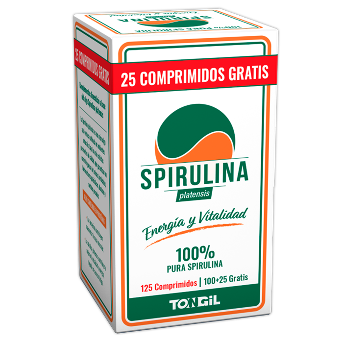 COMPRAR SPIRULINA 125 COMPRIMIDOS TONGIL 1