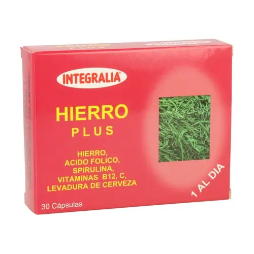 HIERRO PLUS 30 CAPSULAS INTEGRALIA min