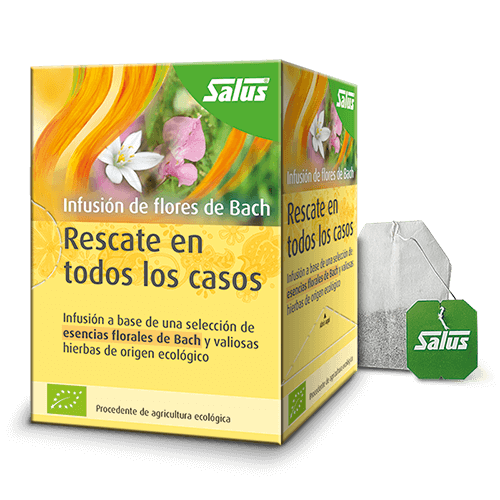 INFUSION DE FLORES DE BACH RESCATE EN TODOS LOS CASOS 15 FILTROS SALUS