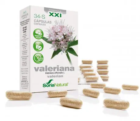 VALERIANA 30 CÁPSULAS 34S LIBERACION PROLONGADA SORIA NATURAL