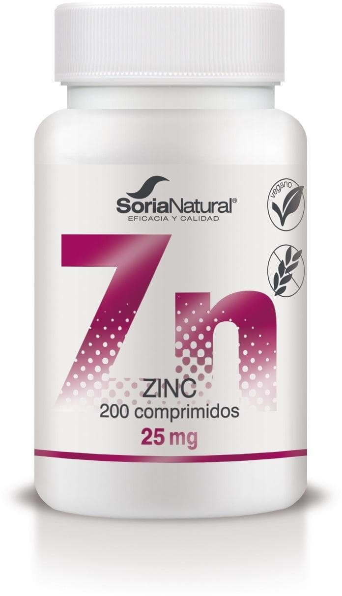 ZINC RETARD 200 COMPRIMIDOS 350 MG SORIA NATURAL min
