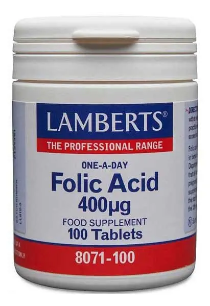 acido folico 400 lamberts min