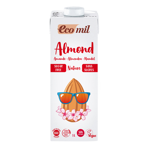 ecomil leche de almendra sin az car bio 1 l