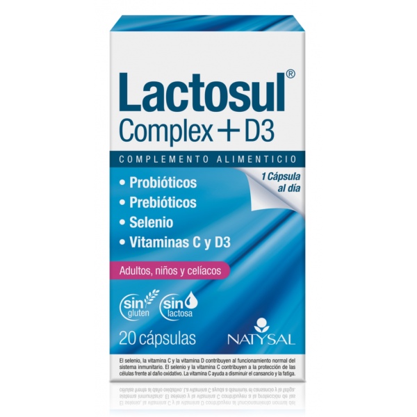lactosul complex d3 natysal 20 capsulas