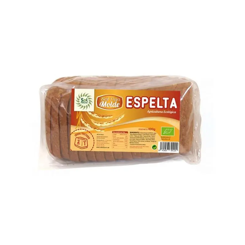 pan de molde de espelta integral bio