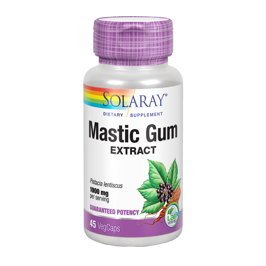 MASTIC GUM 500mg. 45 CAPSULAS SOLARAY
