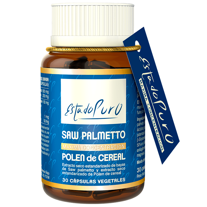 SAW PALMETTO POLEN DE CEREAL 30 CAPSULAS ESTADO PURO TONGIL min