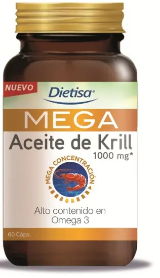 MEGA ACEITE KRILL 1000mg 60 CAP DIETISA min