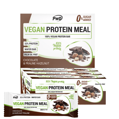 BARRITA PROTEINA VEGANA CHOCOLATE Y AVELLANA 35 GR PWD