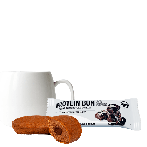 BOLLO PROTEICO VEGANO DOBLE CHOCOLATE 60 GR PWD