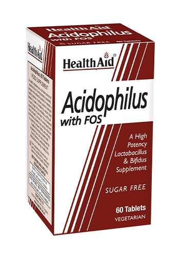 ACIDOPHILUS CON FOS 60 COMPRIMIDOS HEALTHAID min