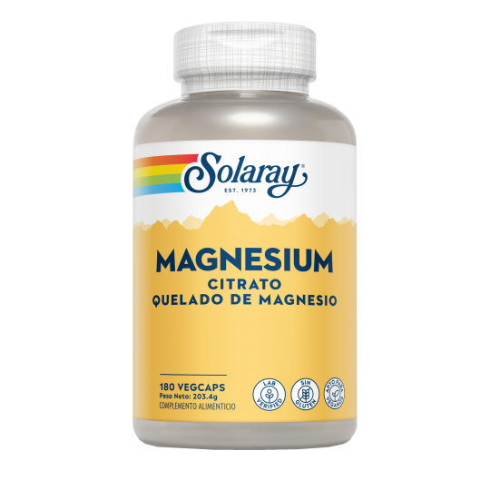 BIG MAGNESIUM CITRATE 180 CAPSULAS VEGETALES SOLARAY