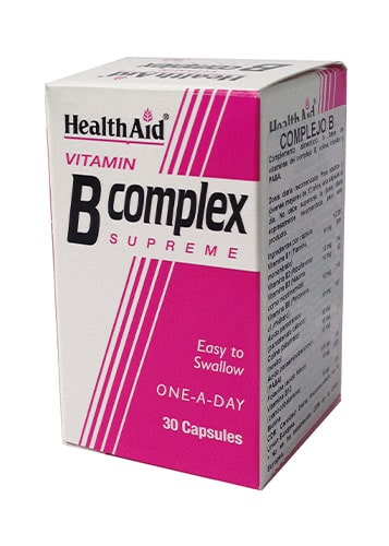 COMPLEJO B 30 CAPSULAS HEALTHAID min