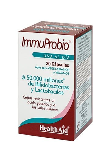 IMMUPROBIO 50.000 MILLONES 30 CAPSULAS VEGETALES HEALTHAID min