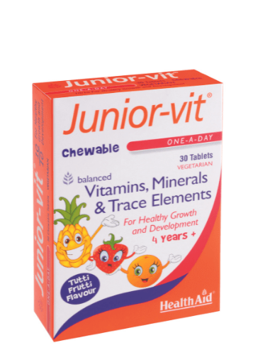 JUNIOR VIT 30 COMPRIMIDOS HEALTHAID min