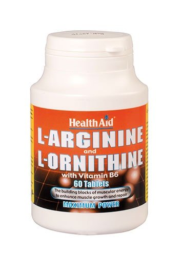 L ARGININA L ORNITINA 600 MG 300 MG 60 COMPRIMIDOS HEALTHAID min