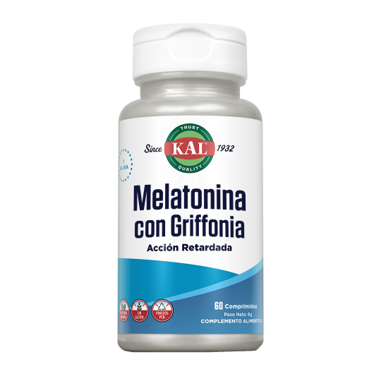 MELATONIN 1,9 + GRIFFONIA 60 COMPRIMIDOS SOLARAY