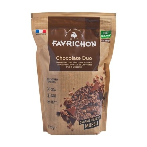 CRUNCHY MUESLI DUO DE CHOCOLATES 500G FAVRICHON