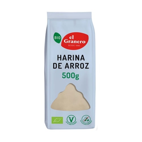 HARINA ARROZ INTEGRAL 500 GR BIO. EL GRANERO