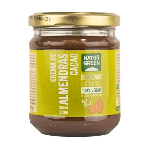 NATURGREEN CREMA CACAO CON ALMENDRAS 200G BIO