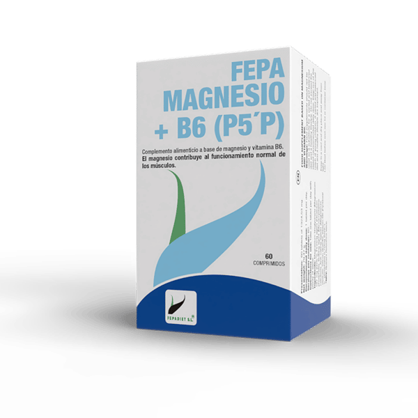 FEPA MAGNESIO(BISGLICINATO) +B6 (P5P) 60 COMPRIMIDOS FEPADIET