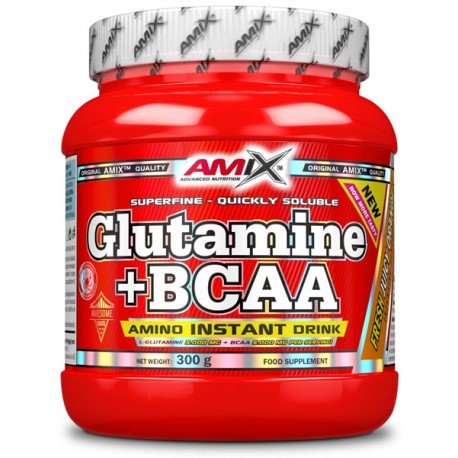GLUTAMINA + BCAA 300GR FRUTAS DEL BOSQUE AMIX