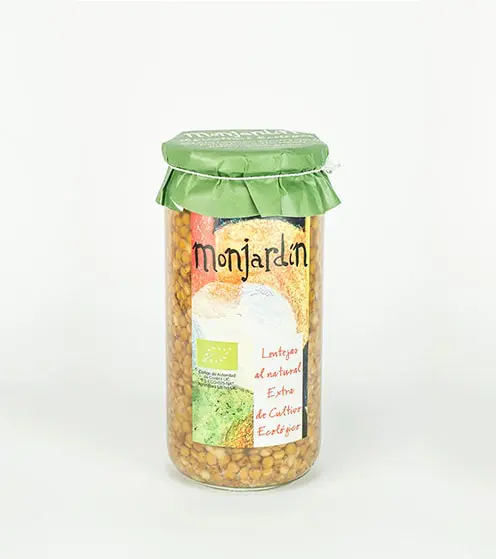 LENTEJAS BOTE 350G ECO MONJARDIN
