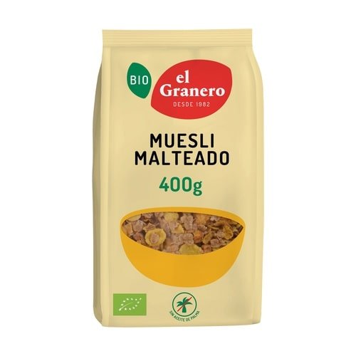 MUESLI MALTEADO BIO 400G EL GRANERO INTEGRAL