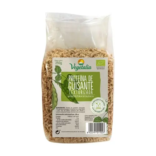 PROTEINA DE GUISANTE TEXTURIZADA BIO 250G VEGETALIA