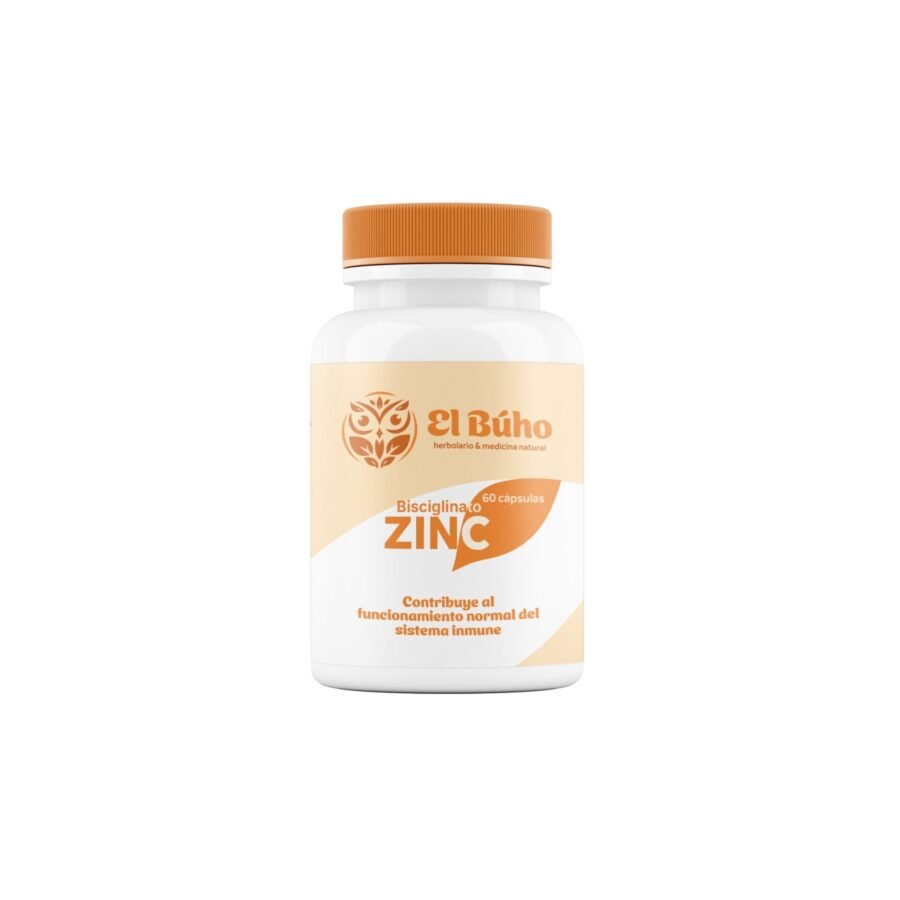 ZINC BISGLICINATO 60 CÁPSULAS EL BÚHO