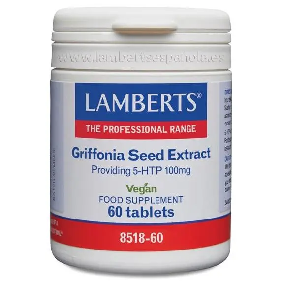 5HTP 100 MG EXTRACTO DE SEMILLAS DE GRIFFONIA 60 TABLETAS LAMBERTS min 1.jpg
