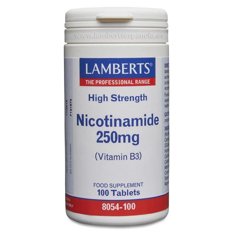 NICOTINAMIDE VIT B3 250 MG100 TABLETAS LAMBERTS min.jpg