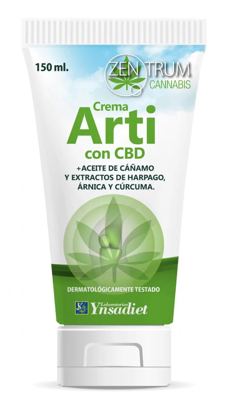 CREMA ARTI CBD TUBO DE 150 ML. USO TÓPICO YNSADIET