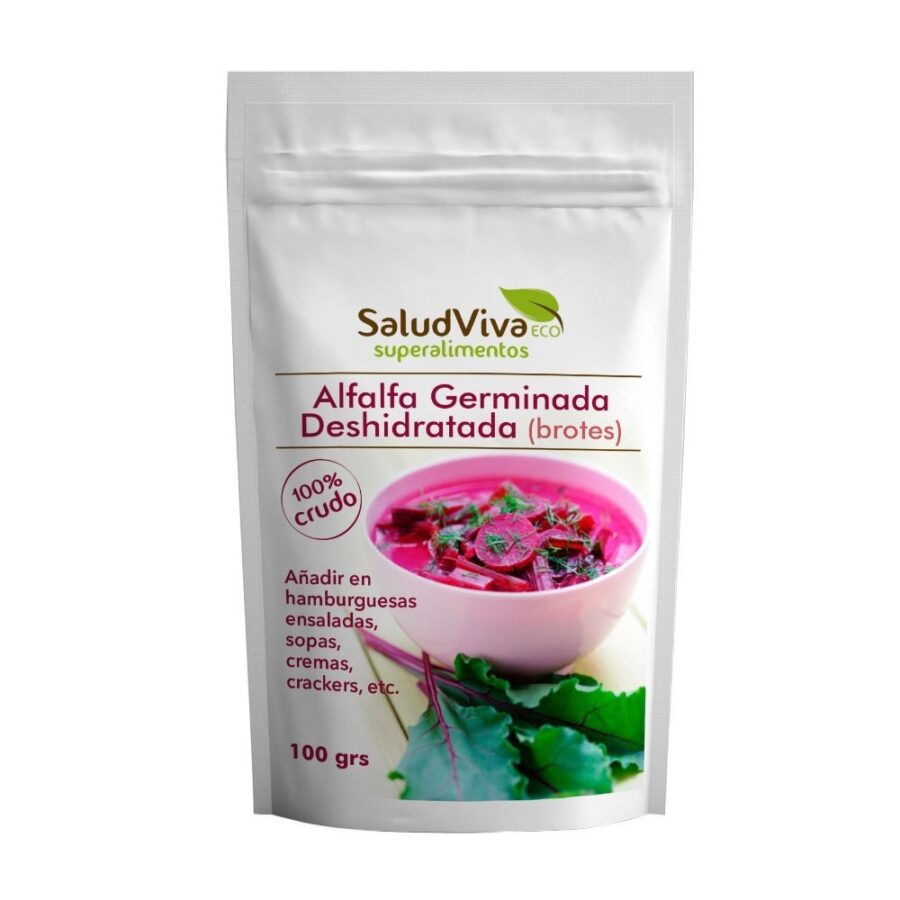 ALFALFA GERMINADA DESHIDRATADA 100G SALUD VIVA