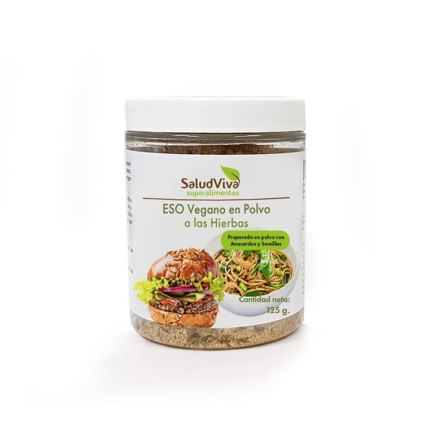 NO QUESO VEGANO EN POLVO A LAS HIERBAS 125 GRS SALUD VIVA