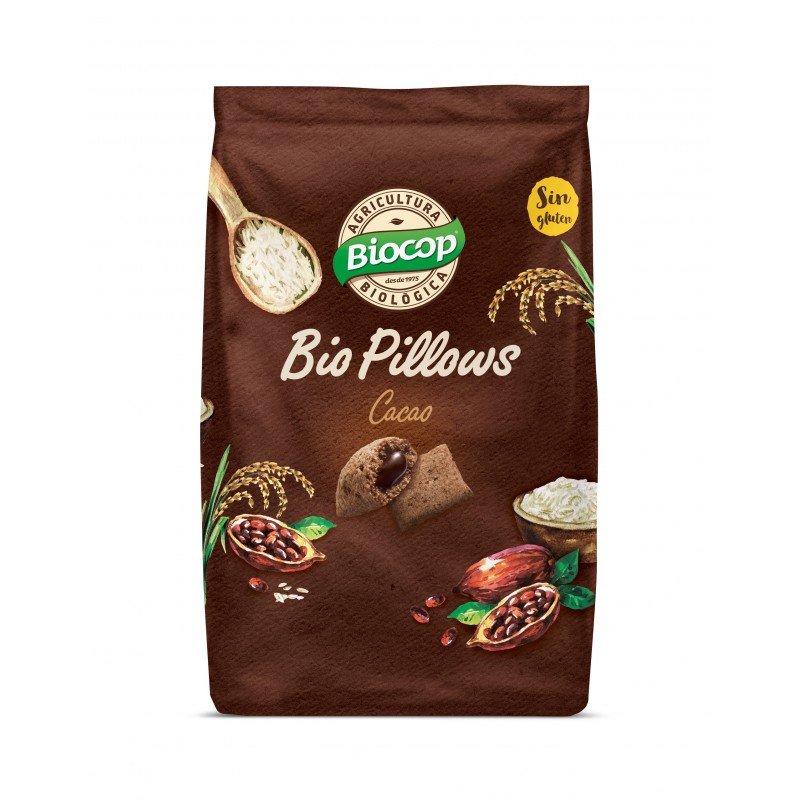 BIOPILLOWS CACAO SIN GLUTEN 300G BIOCOP