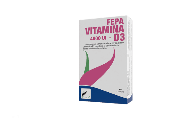 FEPA VITAMINA D3 4000 UI 60 CÁPSULAS FEPADIET