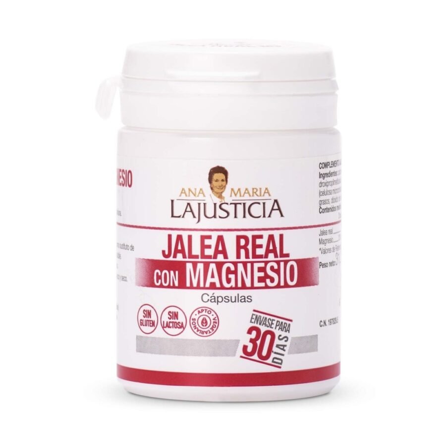 JALEA REAL CON MAGNESIO 60 CÁPSULAS ANA MARIA LA JUSTICIA