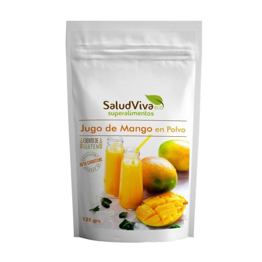 JUGO DE MANGO EN POLVO ECO 125G SALUDVIVA