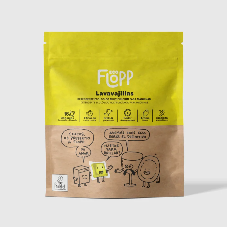 LAVAVAJILLAS GEL ECO 40 CAPSULAS ECO FLOOP
